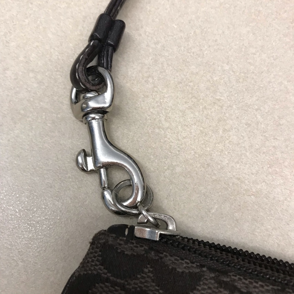 Coach signature brown wristlet - Picture 3 of 5